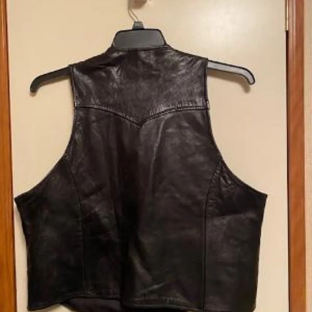 Pioneer Wear Leather Vest - Picture 5 of 6